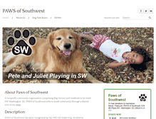 Tablet Screenshot of pawsofsw.org